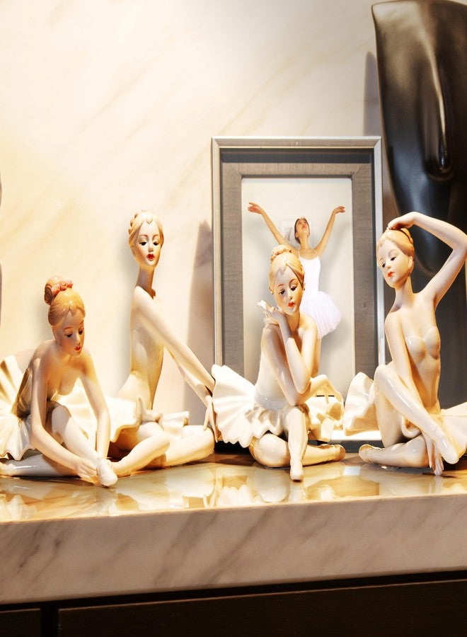 MTME Porcelain Figurines Ballet, Sculpted Statue, Handicrafts, Art Ware, Sculpture, Home Decor (Ornament, Decoration, Gift) (Beauty) - Image 4